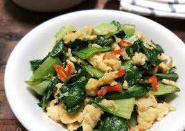 Lihat juga resep tumis sayur campur sari (sawi putih, pakcoy, daun bawang, tomat) enak lainnya. Resep Tumis Pakcoy Telur Menusehatanak Oleh Dapurvy Cookpad