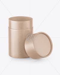 Download Opened Kraft Paper Tube Mockup In Tube Mockups On Yellow Images Object Mockups PSD Mockup Templates