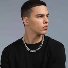 ULJ, cadena cubana de cifrado de 4 lados de 7mm de ancho de acero  inoxidable de alta calidad para hombres, collar de joyería impermeable de  Hip Hop