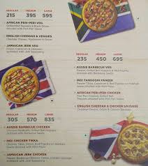 Dominos Pizza Menu Menu For Dominos Pizza Sector 18