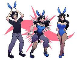 Pin By Omega09 On Transformations Comic Art Girls Funny Bunnies Tg Tf