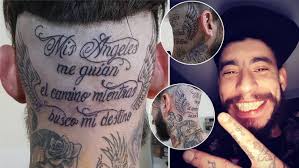 Youtuber de cocina hago recetas y digo boludeces. El Tremendo Tatuaje Que Ulises Bueno Se Hizo En Su Nuca Mis Angeles Me Guian El Camino Mientras Busco Mi Destino Ciudad Magazine