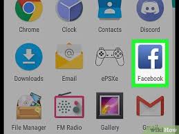 The facebook icon looks like a white f in a blue square button. How To Use Qr Codes On Facebook On Android 10 Steps