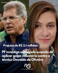 Rádio - A Polícia Federal investiga uma advogada suspeita de aplicar golpes milionários e saques indevidos do Fundo de Garantia de atletas e treinadores de futebol. Uma das vítimas é o treinador