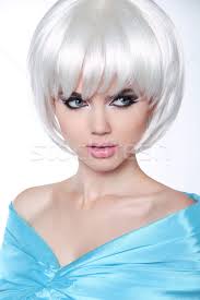 Haircut. Hairstyle. Fringe. Professional Makeup. Make-up. Vogue stock photo  © Victoria_Andreas (#2994783)