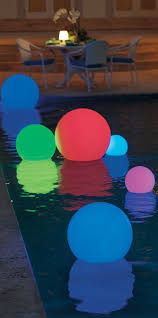 Led Glow Balls Backyard Pool Parties Pool Decor Backyard Wedding Pool