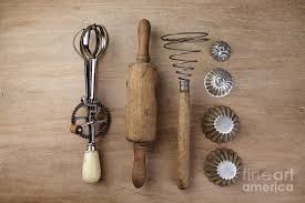 vintage cooking utensils photograph by