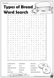 For example, cat cannot be stolen with cats. Types Of Bread Word Search Monster Word Search