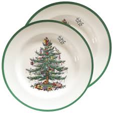 Maybe you would like to learn more about one of these? Nivag Crockery Spode Christmas Tree Set Of Two Dinner Plates