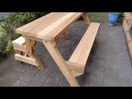 Introduction Description Folding Picnic Table Made Solely Out Of 2x4 Lumber This Model Also Has An Folding Picnic Table Picnic Table Plans Picnic Table Bench