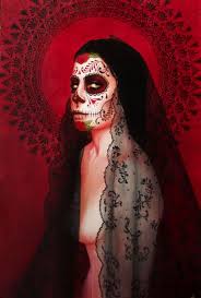 Black Virgin By Sylvia Ji Sylvia Ji Day Of The Dead Art Art
