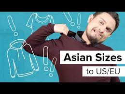 asian sizes to us european clothing size chart for