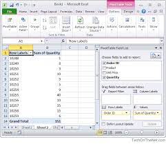 How to build a pivot table report. Ms Excel 2010 How To Create A Pivot Table
