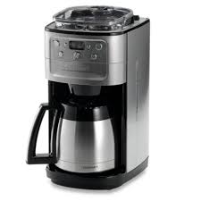 It is ideal to note that the filter basket lid should always be closed properly. Cuisinart Grind Brew Thermal 12 Cup Automatic Coffee Maker Bed Bath Beyond