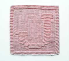 Free stitching pattern creator and generator. Alphabet Dishcloth J Oh La Lana Knitting Blog