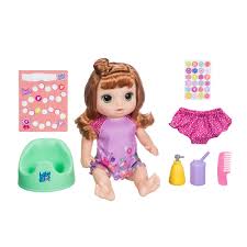 baby alive potty dance talking baby doll red curly hair walmart com