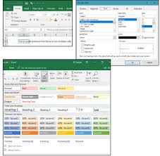 excel stylesheets cell styles and smart art drawing