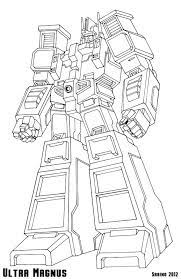 One of the last new prints that i have made for tfcon this time its of ultra magnus. Ultra Magnus By Ajsabino Transformers Coloring Pages Ultra Magnus Coloring Pages