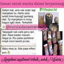 Merawat rahim dan membersihkan selepas bersalin haid. Manjakani 100 Asli Jamu Shopee Malaysia