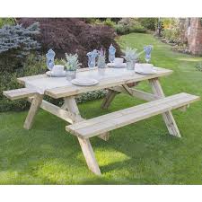 Picnic table and bench sets featuring free uk mainland delivery at amazing value prices. Forest Garden Large Rectangular Picnic Table 77cm H X 177cm W X 153cm D