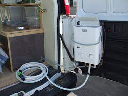 Rv tankless water heaters provide a steady flow of hot water that does not run out. Here S How To Install A Shower In Your Van Camperbusje Camper Interieur En Camper