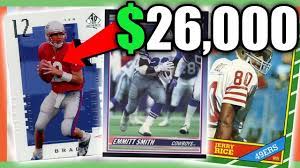 You can easily find rare cards at flea markets, yard sales, thrift shops, antique stores or. Rare Football Cards Worth Money Nfl Cards Worth Money Youtube