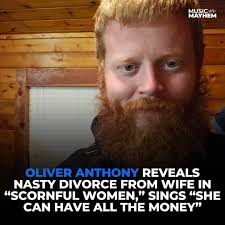 Oliver Anthony Music revealed a nasty divorce from his wife Tiffany in  just-released new song, "Scornful Women." Oliver Anthony and his wife,  Tiffany, shared two children.