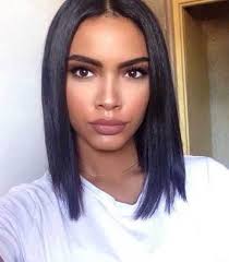 25 Great Short Haircuts For Black Women 4 Shoulder Length Hair Black Girl Blackhair Blackhairstyles Straight Hairstyles Short Hair Styles Wig Hairstyles