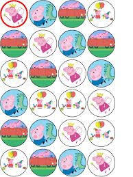 Check spelling or type a new query. Image Result For Free Printable Peppa Pig Cupcake Toppers Pegatinas Imprimibles Decoracion De Cumpleanos Imprimibles