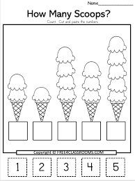 Free Kindergarten Cut And Paste Mathts 1st Grade For Jaimie Bleck