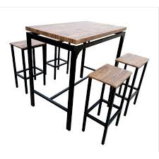 Bar Set Weathered Chestnut Walmart Com In 2020 Pub Table Sets Coaster Furniture Bar Set