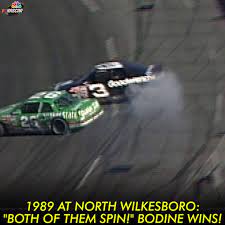 Earnhardt will serve again as the analyst for nbc's nascar telecasts over the second half of the season, but nbc has been shrewdly using him to promote all. Nascar On Nbc Flashback Dale Earnhardt And Ricky Rudd Crash Out Of Lead Geoff Bodine Wins Facebook