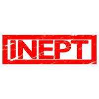 Inept (comparative more inept, superlative most inept). Inept Products
