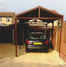 Available in white, brown and anthracite grey. Carport Canopy Kit Uk Carports Roof Traders