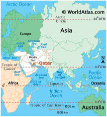 Detailed map of as sayliyah and near places. Qatar Maps Facts World Atlas