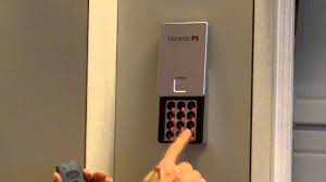 Move the door manually up or down until you hear a clicking sound and the door no longer moves freely. M13 631 Marantec Keypad Programming Garage Door Opener Remotes Garage Doors