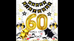 I don't need any more so, if you're stuck for 60th birthday gift ideas for women, here are a few to consider, based on our experience with the 500,000 women in our sixty and. 60th Birthday Party Ideas 60th Birthday Decorations Kit 70 Pieces Youtube