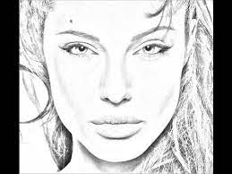 How do i turn a photo into a line drawing. Photoshop Tutorial Convert Photo To Line Drawing Youtube