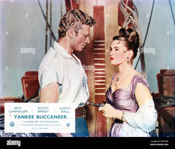 Yankee buccaneer 1952 jeff chandler hi-res stock photography and images -  Alamy
