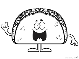 Taco bell coloring pages you didn t know you needed in 2020 coloring pages taco … Taco Coloring Pages Coloring Home
