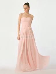 Shell Pink Sweetheart Chiffon Bridesmaid Dress With Lace Up Back Bridesmaid Dresses Bridesmaid Dresses Uk Pink Chiffon Bridesmaid Dress