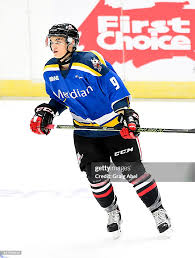 Joshua Dame of the Niagara IceDogs skates in warmup prior to a game... News  Photo