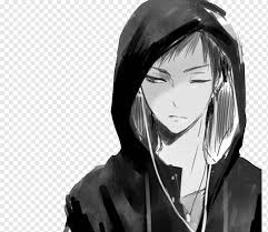 Useful drawing references and sketches for beginner artists. Grayscale Sketch Of Man With Earrings Anime Hoodie Drawing Male Manga Boy Black Hair Chibi Monochrome Png Pngwing