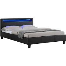 Lit double adulte 160 x 200 avec rangement coffre. Lit Double Pour Adulte Pinot Avec Sommier 140x190 Cm 2 Places 2 Personnes Tete De Lit