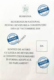 Buletin de vot referendum 2019. Cum AratÄƒ Buletinul De Vot La Referendumul Pentru Definirea Familiei Libertatea