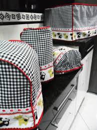 Capa De Batedeira De Tecido Passo A Passo Capas Para Cozinha No Xadrez Preto E Branco Com Vaquinhas Ou Galinhas Liquidificador B Artesanato Para Cozinha Tecido Para Cozinha Produtos De Cozinha