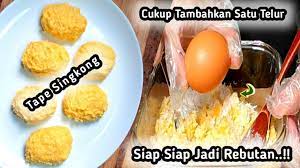 Edannn Saya Baru Nyoba Kemarin Ternyata Tape Singkong Dibuat Ini Enak Banget Siap Jadi Rebutan Food Breakfast Eggs