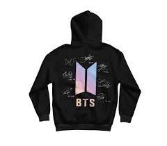 A collection of the top 34 bts logo wallpapers and backgrounds available for download for free. Bts Logo Signature Hooded Sweatshirt Wittees