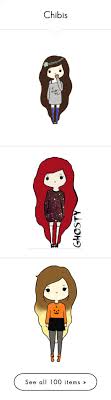 Chibis By Thequeenofreading Liked On Polyvore Coke Bottle Doodle Dibujos Kawaii Munecas Kawaii Monitos Kawaii