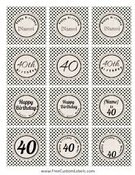 Free printable fortnite cupcake toppers. 40th Birthday Cupcake Toppers Free Customizable